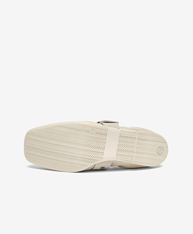 Kadın Bej Hakiki Deri Babet Ayakkabı - 6