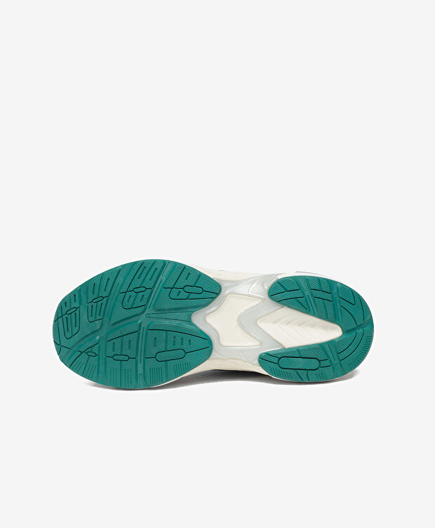 Kadın Kirli Beyaz Yeşil Spor Ayakkabı - 6