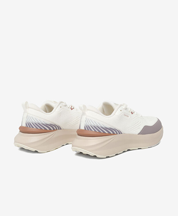 Kadın Beyaz Lila Spor Ayakkabı - 4