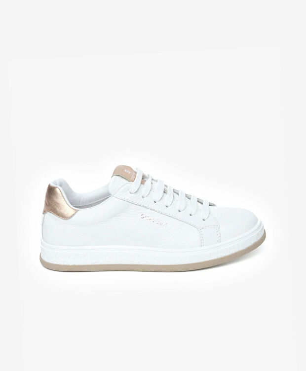 Kadın Beyaz Hakiki Deri Sneaker Ayakkabı - 1