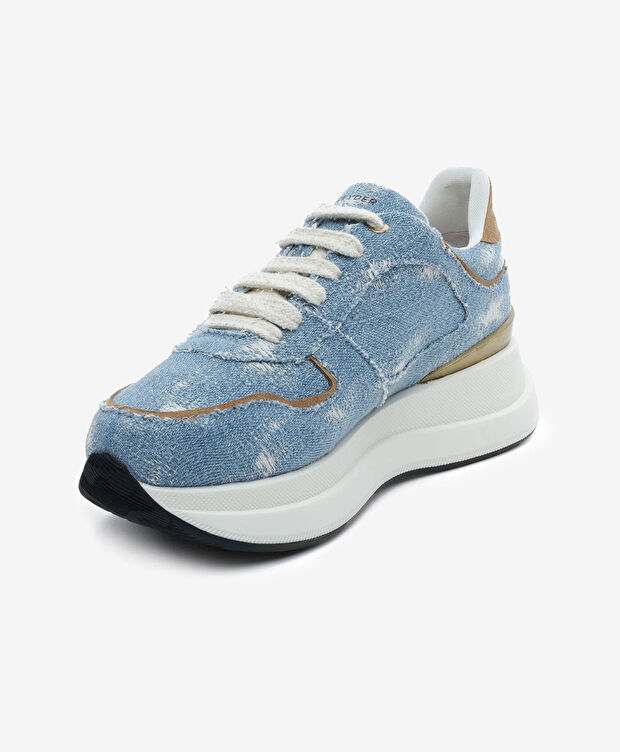 Kadın Mavi Günlük Spor Ayakkabı - 3