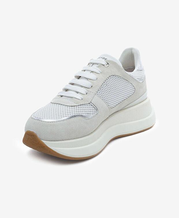 Kadın Gümüş Günlük Spor Ayakkabı - 3