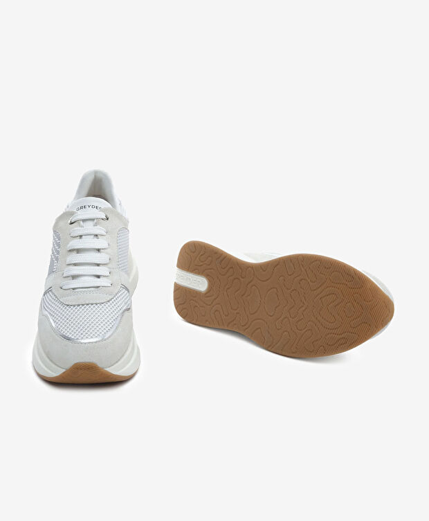 Kadın Gümüş Günlük Spor Ayakkabı - 6