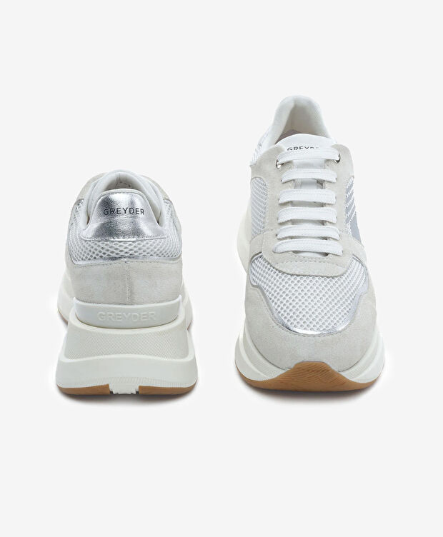 Kadın Gümüş Günlük Spor Ayakkabı - 7