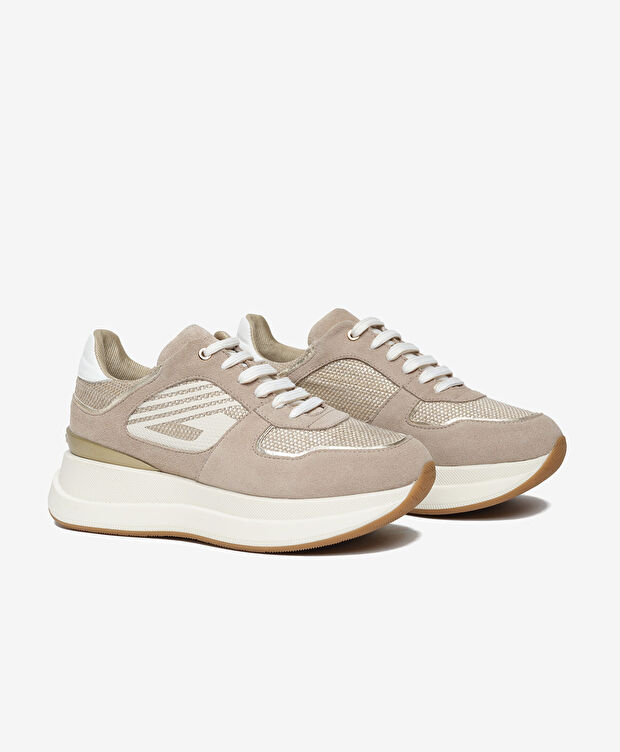 Kadın Vizon Hakiki Deri Günlük Spor Ayakkabı - 3