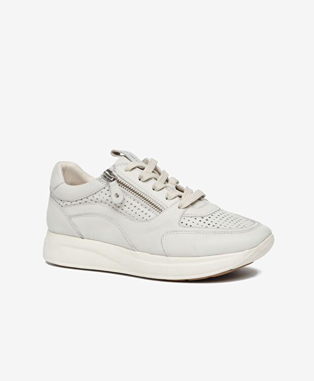 Kadın Kirli Beyaz Hakiki Deri Spor Ayakkabı - 2