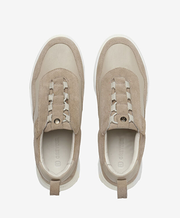 Kadın Vizon Hakiki Deri Casual Ayakkabı - 5