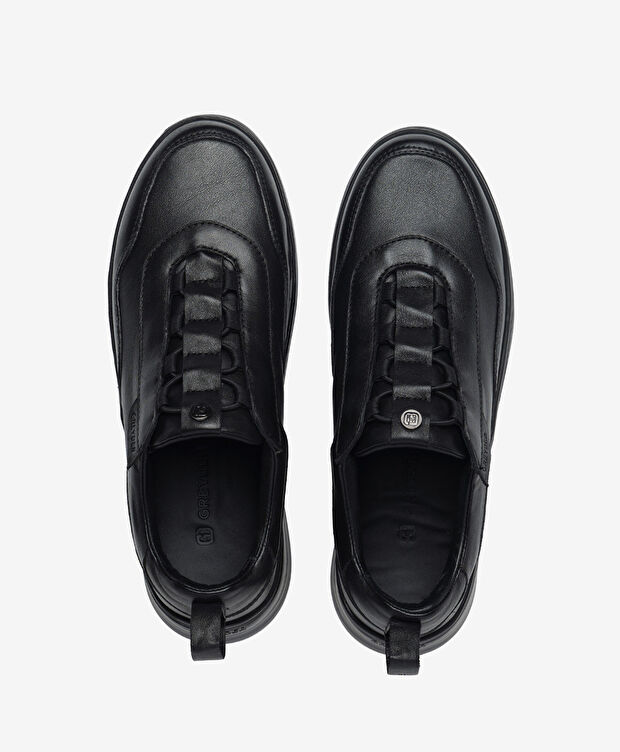 Kadın Siyah Hakiki Deri Casual Ayakkabı - 5