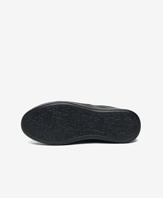 Kadın Siyah Hakiki Deri Casual Ayakkabı - 6