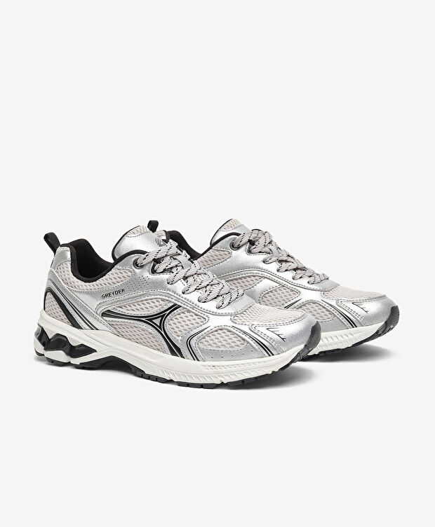 Kadın Gümüş Spor Ayakkabı - 3