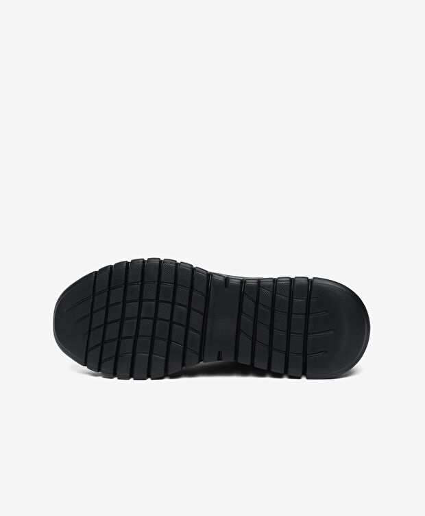 Kadın Siyah Hakiki Deri Spor Ayakkabı - 6