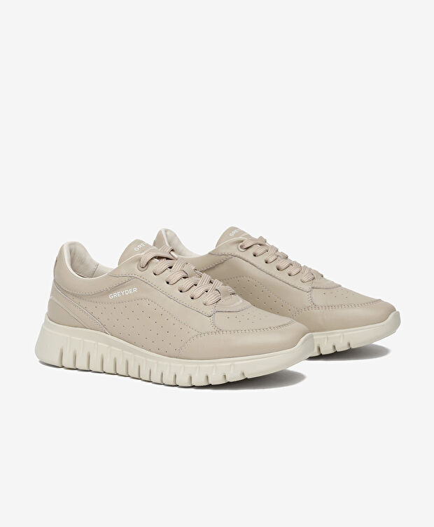 Kadın Vizon Hakiki Deri Spor Ayakkabı - 3