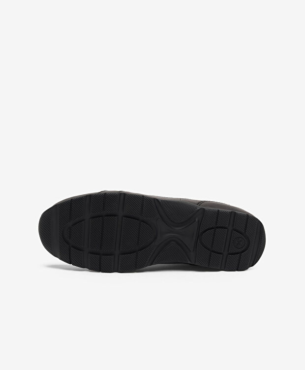 Kadın Siyah Hakiki Deri Spor Ayakkabı - 6