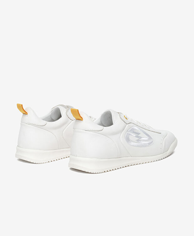 Kadın Beyaz Hakiki Deri Sneaker Ayakkabı - 4