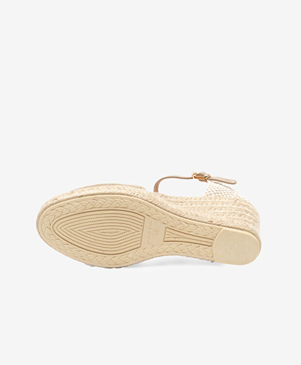 Kadın Vizon Süet Comfort Sandalet - 6