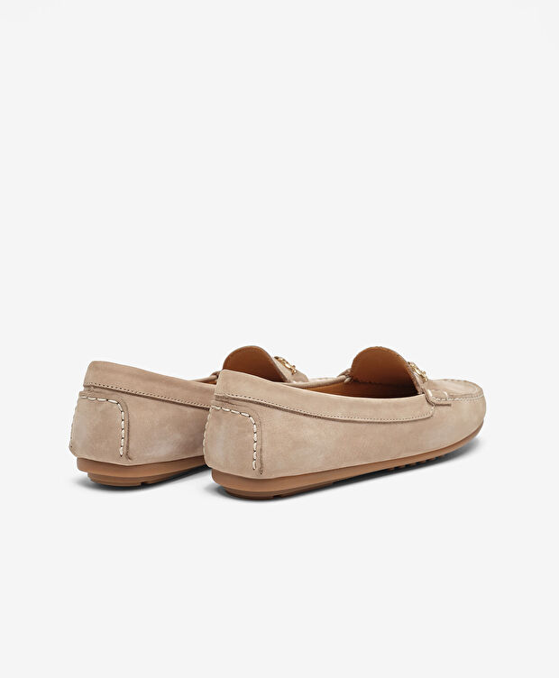 Kadın Vizon Hakiki Deri Loafer Ayakkabı - 4
