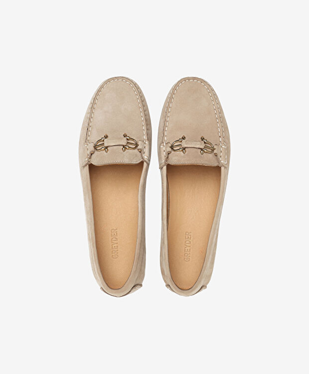 Kadın Vizon Hakiki Deri Loafer Ayakkabı - 5