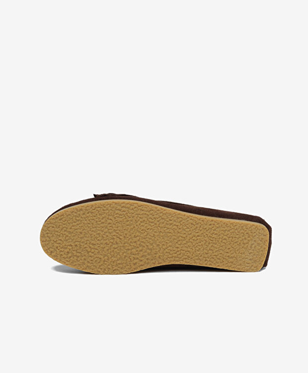 Kadın Kahverengi Süet Hakiki Deri Loafer Ayakkabı - 6