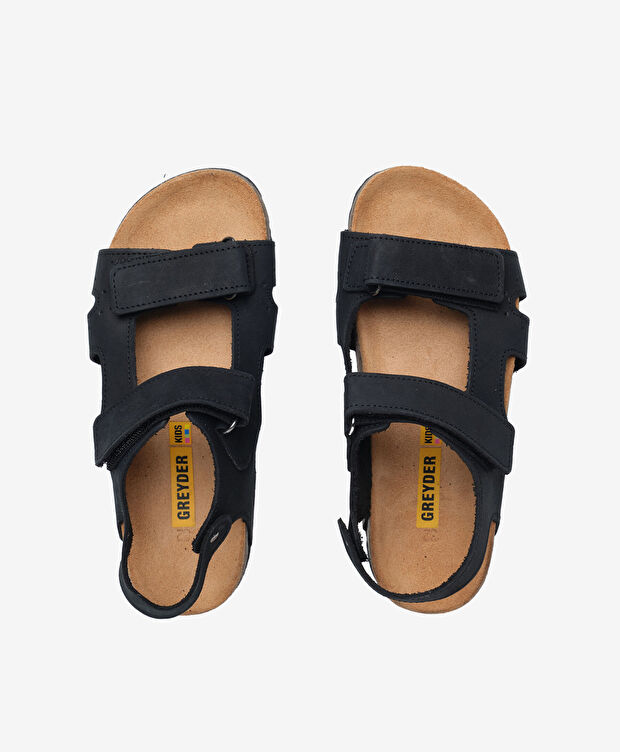 Erkek Çocuk Siyah Sandalet - 5