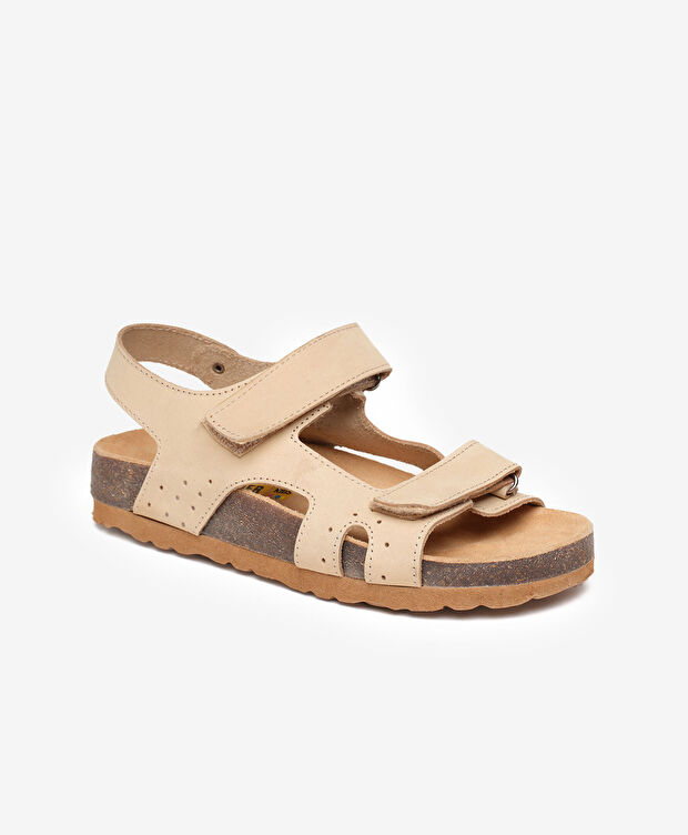Erkek Çocuk Krem Sandalet - 2