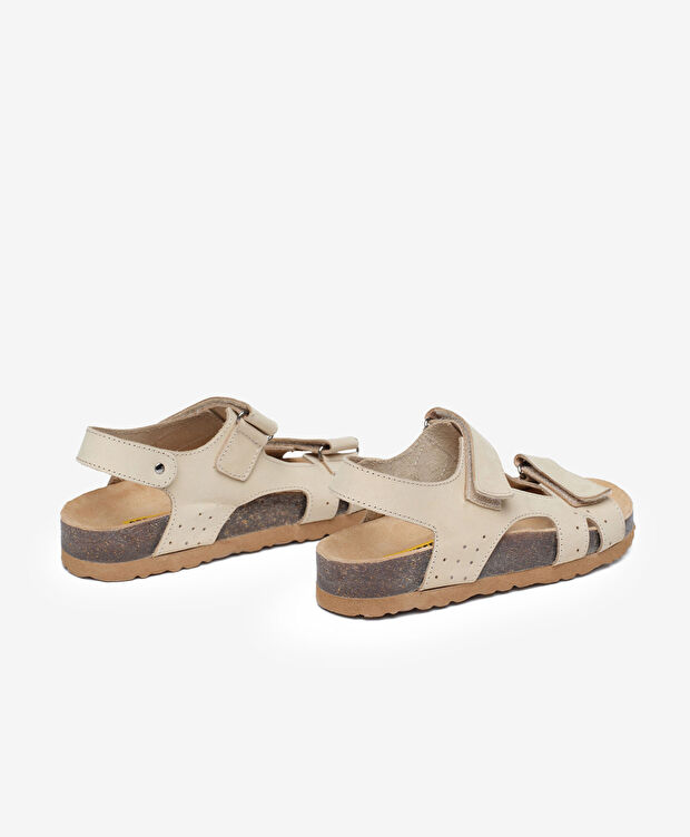 Erkek Çocuk Krem Sandalet - 4