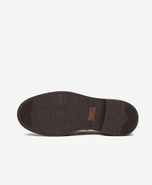 Erkek Kahverengi Hakiki Deri Loafer Ayakkabı - 6