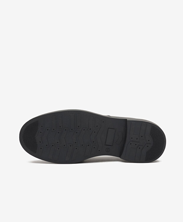 Erkek Siyah Hakiki Deri Loafer Ayakkabı - 6
