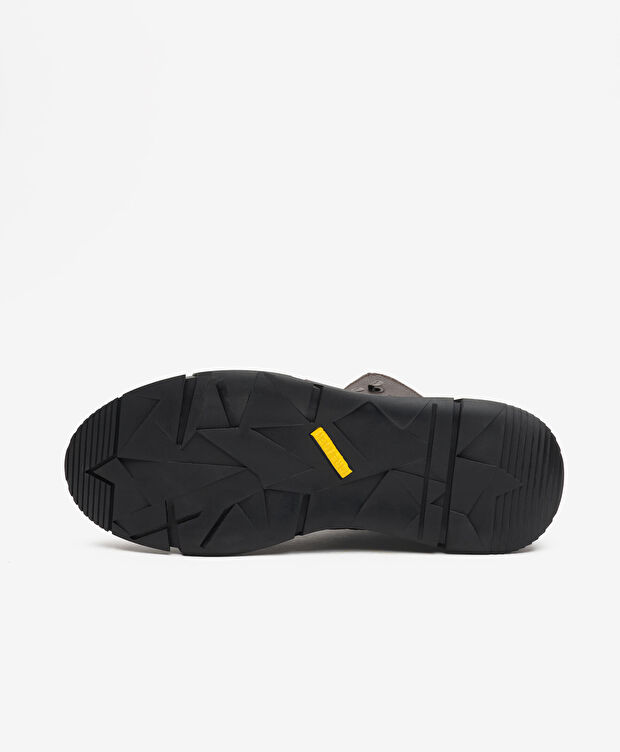 Erkek Kahverengi Hakiki Deri Sneaker Bot - 5