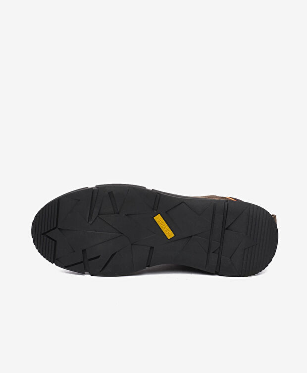 Erkek Duman Hakiki Deri Sneaker Bot - 5