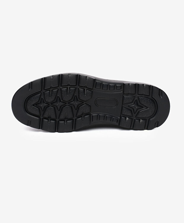 Erkek Siyah Hakiki Deri Comfort Ayakkabı - 6