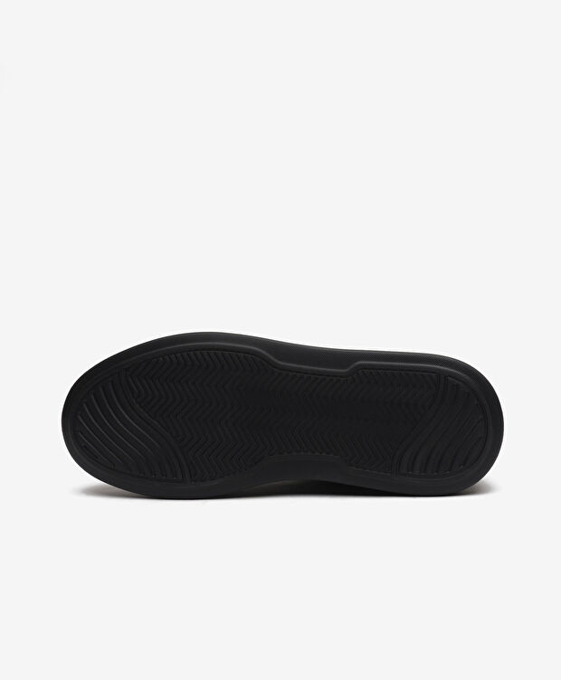 Erkek Siyah Hakiki Deri Sneaker Ayakkabı - 6