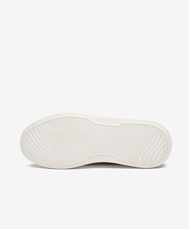 Erkek Siyah Hakiki Deri Sneaker Ayakkabı - 6