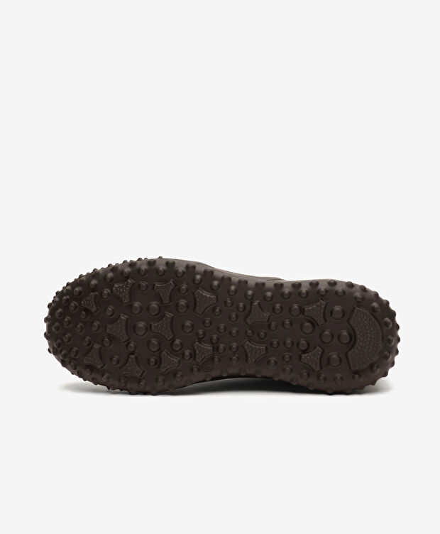 Erkek Duman Hakiki Deri Sneaker Bot - 5