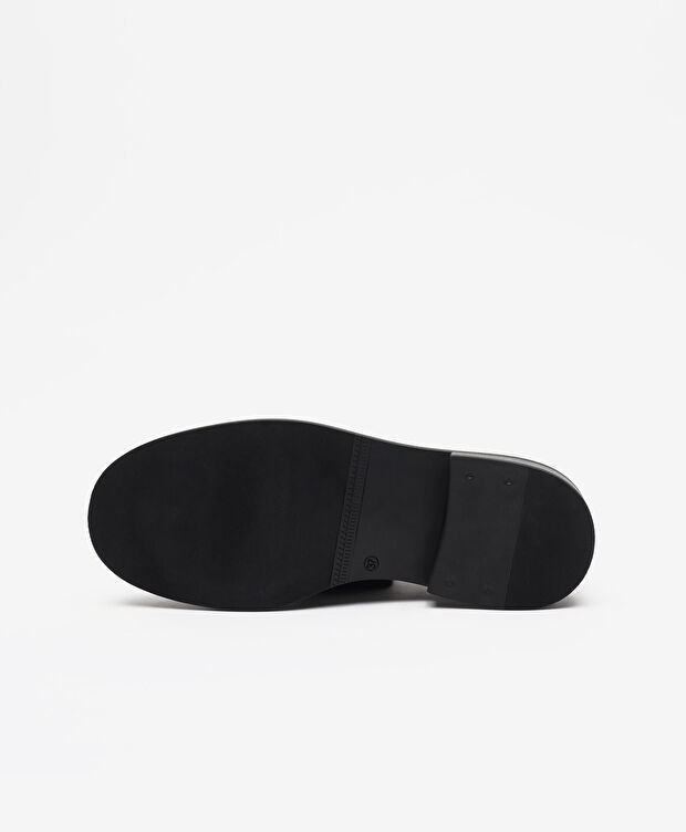 Kadın Siyah Hakiki Deri Loafer Ayakkabı - 6
