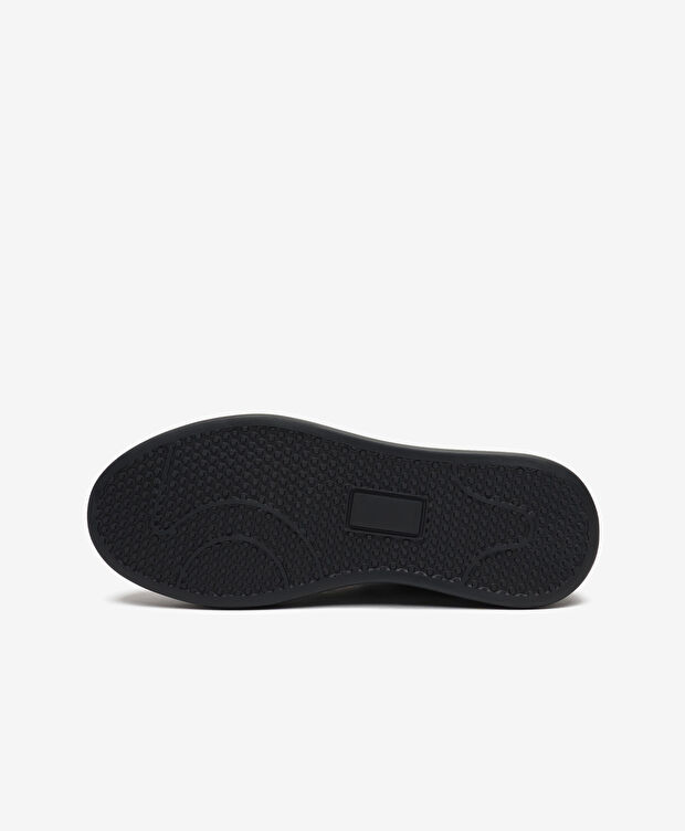 Kadın Siyah Hakiki Deri Sneaker Ayakkabı - 6
