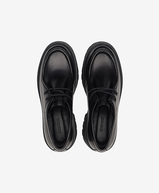 Kadın Siyah Hakiki Deri Loafer Ayakkabı - 5
