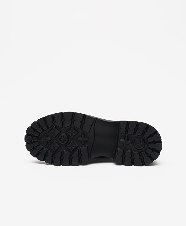Kadın Siyah Hakiki Deri Loafer Ayakkabı - 6