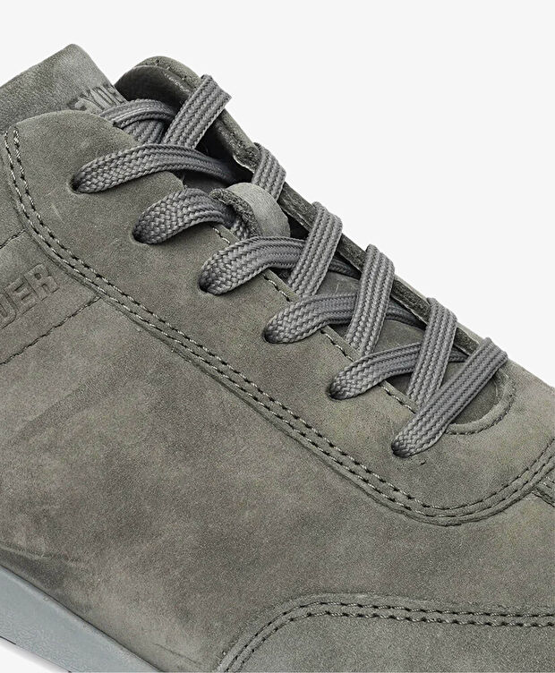 Erkek Gri Hakiki Deri Casual Ayakkabı - 5