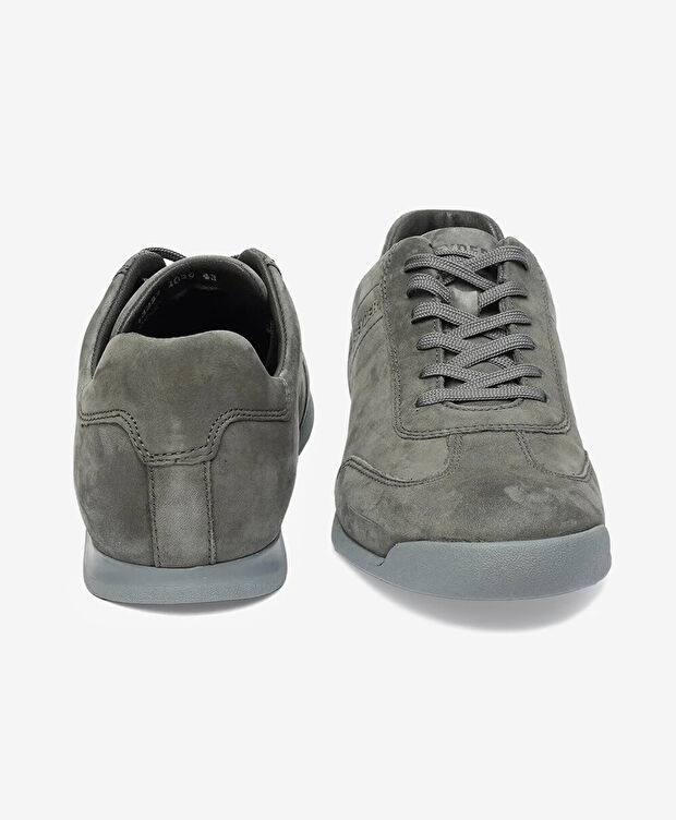 Erkek Gri Hakiki Deri Casual Ayakkabı - 7