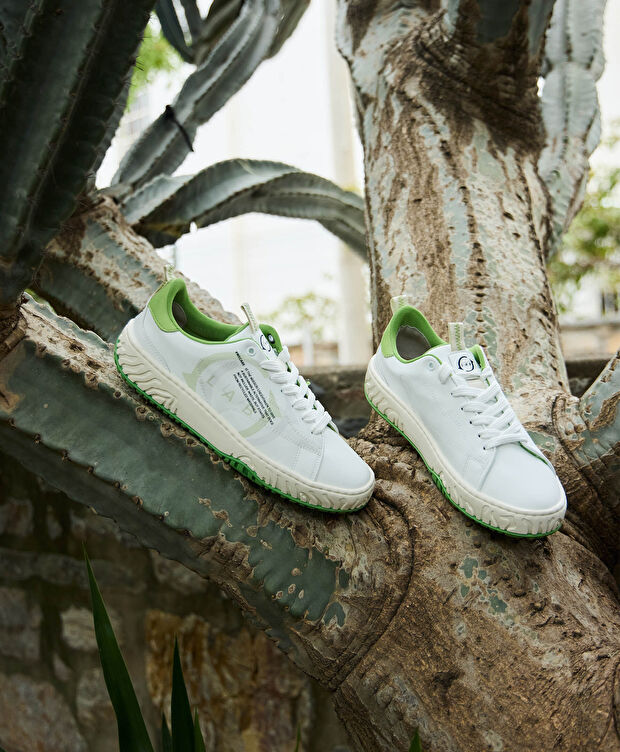 Greyder LAB Erkek Beyaz Hakiki Deri Sneaker Ayakkabı - 8