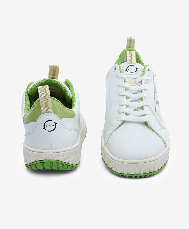 Erkek Beyaz Hakiki Deri Sneaker Ayakkabı - 7