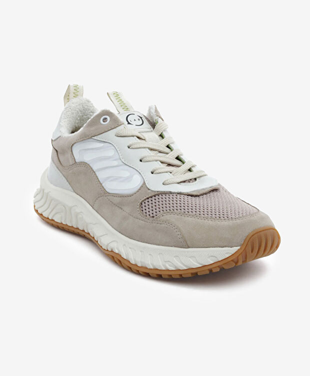 Erkek Ekru Hakiki Deri Spor Ayakkabı - 2