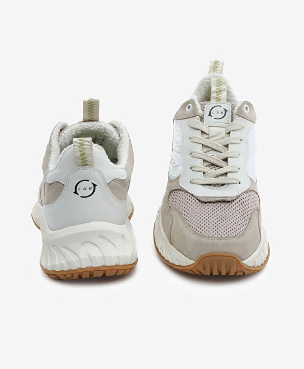 Erkek Ekru Hakiki Deri Spor Ayakkabı - 7