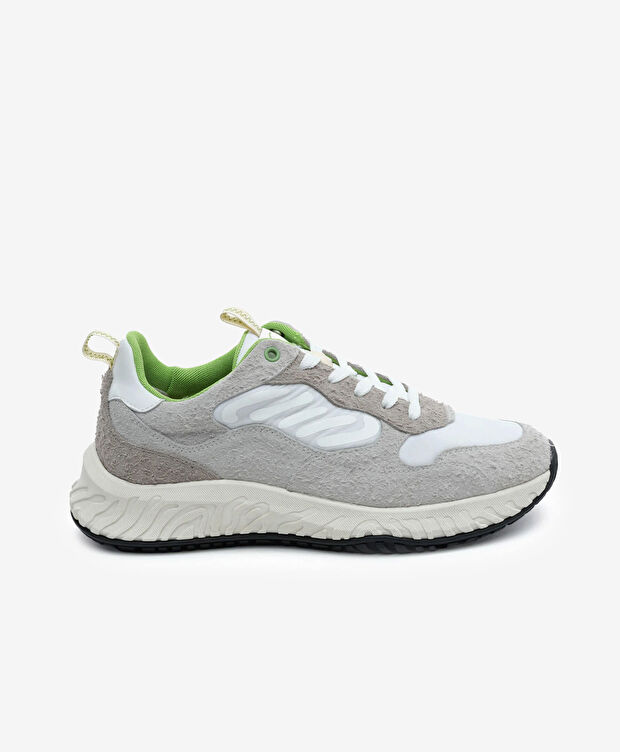 Erkek Açık Gri Hakiki Deri Spor Ayakkabı - 1