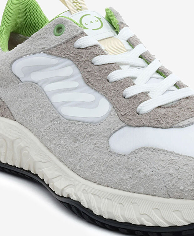 Erkek Açık Gri Hakiki Deri Spor Ayakkabı - 5