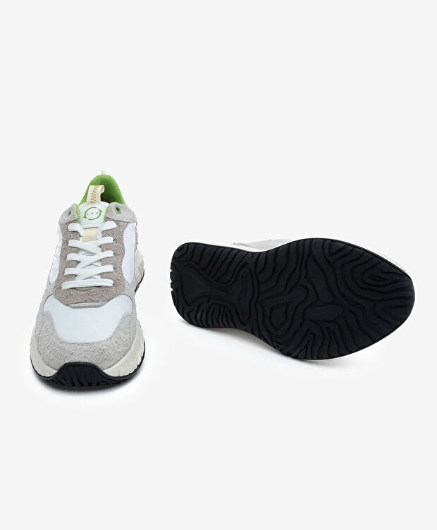 Erkek Açık Gri Hakiki Deri Spor Ayakkabı - 6