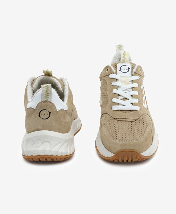 Erkek Bej Hakiki Deri Spor Ayakkabı - 7