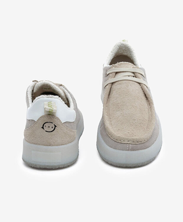 Erkek Bej Hakiki Deri Casual Ayakkabı - 6