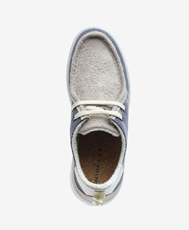 Erkek Mavi Hakiki Deri Casual Ayakkabı - 4