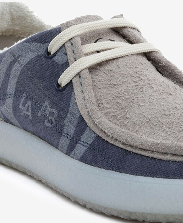 Erkek Mavi Hakiki Deri Casual Ayakkabı - 5